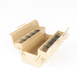 Steel Two-Stage Toolbox - 35cm Beige