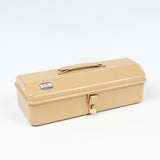 Steel Hip-Roof Toolbox - 35cm - Beige