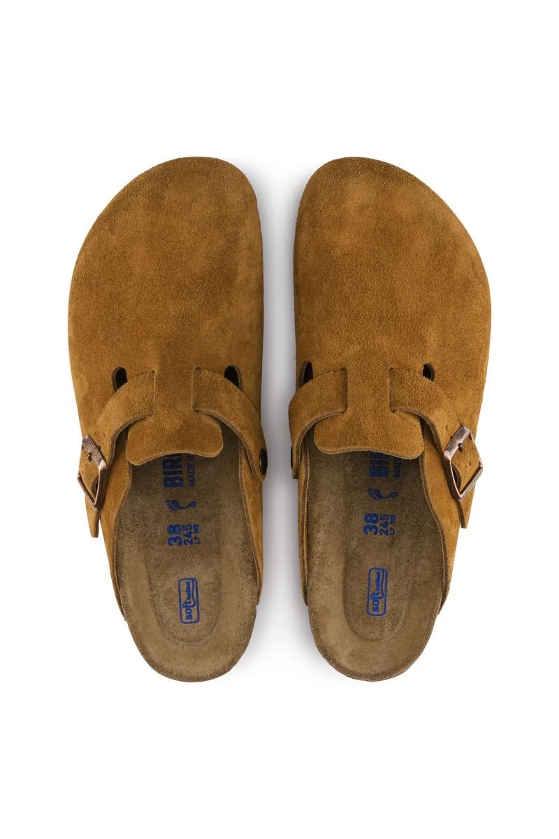 Boston Soft Footbed | Mink Suede – Keoma