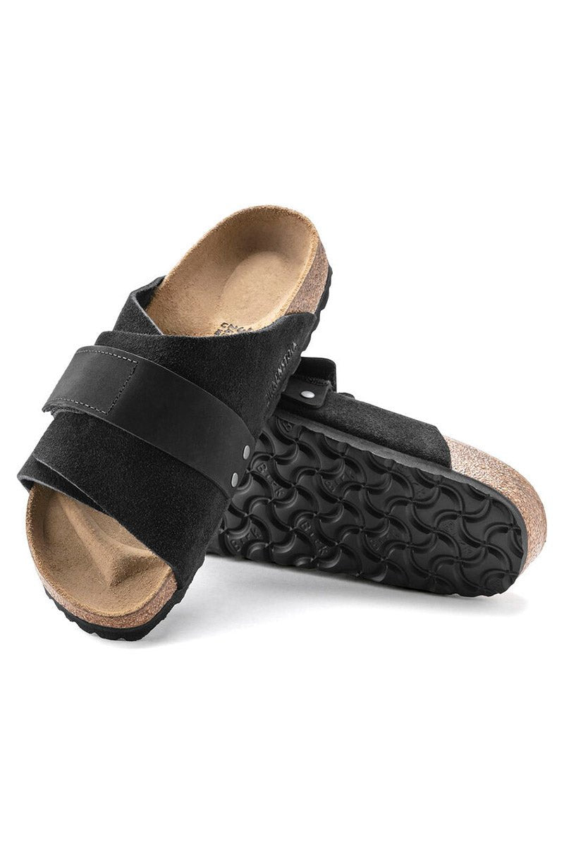 BIRKENSTOCKKyoto | Black Suede + Nubuck35