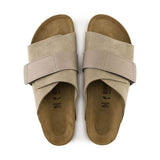 BIRKENSTOCKKyoto Soft Footbed | Grey Taupe Suede + Nubuck35