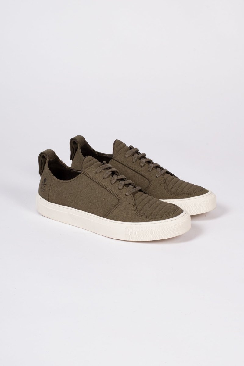 EKNArgan Low Sneaker | Olive Vegan Suede36