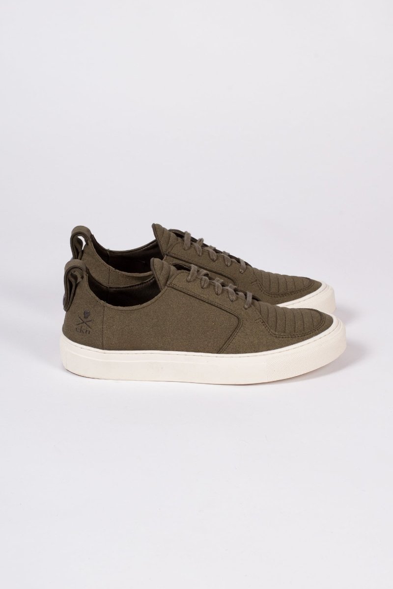 EKNArgan Low Sneaker | Olive Vegan Suede36
