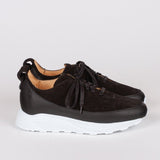 EKNAsh Sneaker | Black Leather + Suede35