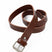 EKNBelt | Brown/Silver Leather85