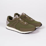 EKNLow Seed Runner | Green Vegan Suede + Canvas36