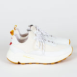 EKNYew Sneaker | White Vegan Leather + Neoprene36