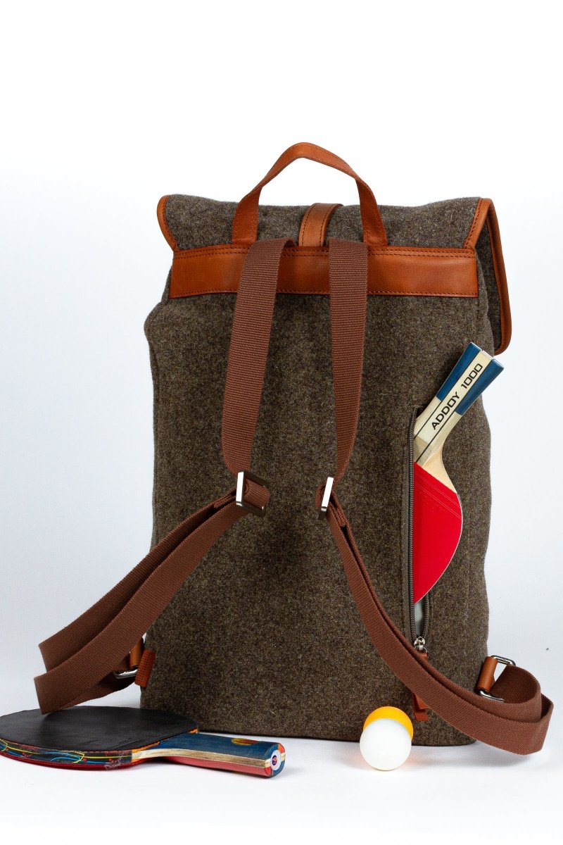 JOSTFarum Fold Top Backpack | Brown