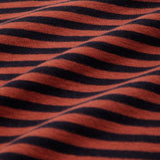 KINGS OF INDIGOAmabel T-Shirt | Fine Stripe TerracottaXS