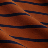 KINGS OF INDIGODarius T-Shirt | Breton Stripe CinnamonS