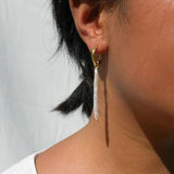 NAMAKA MADEBiwa Pearl Gold Hoops