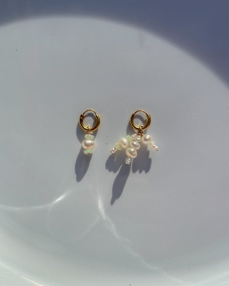 NAMAKA MADEMini Confetti Gold Hoop Earrings