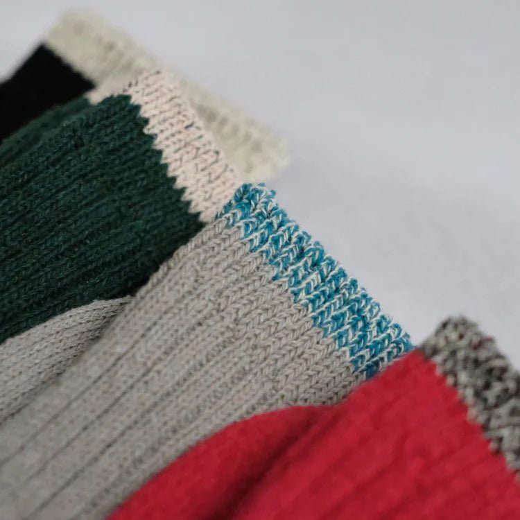NISHIGUCHI KUTSUSHITABoston Silk/Cotton Sock | Light Grey23-25 cm