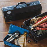 TOYO STEELStackable Steel Toolbox - 19cm - Indigo