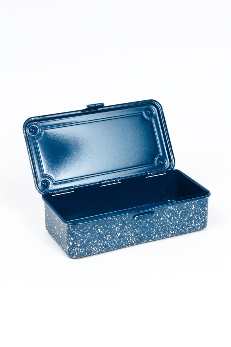 TOYO STEELStackable Steel Toolbox - 19cm - Indigo