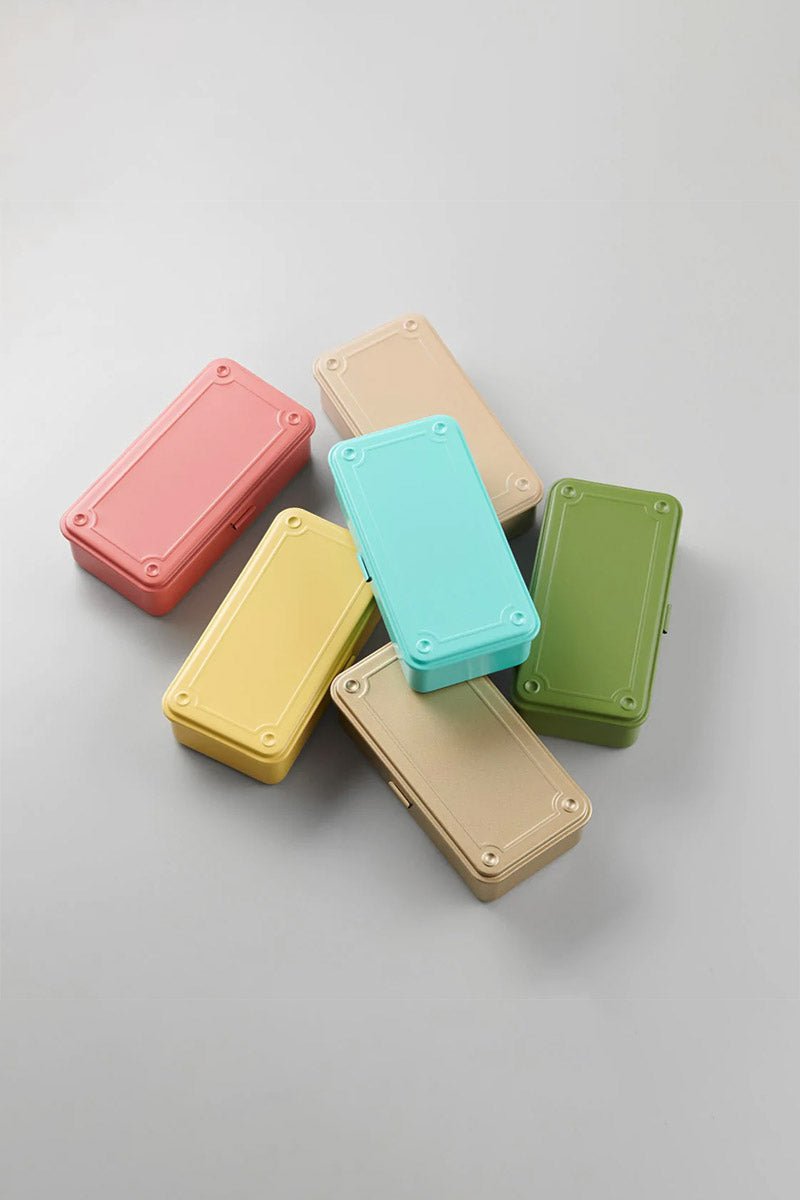 TOYO STEELStackable Steel Toolbox - 19cm - Matcha Green