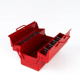 TOYO STEELSteel Two-Stage Toolbox - 35cm - Red