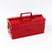 TOYO STEELSteel Two-Stage Toolbox - 35cm - Red