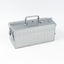 TOYO STEELSteel Two-Stage Toolbox - 35cm - Silver