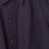 USKEES3001 Button Overshirt | Midnight BlueXS